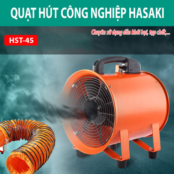 Quạt hút gió xách tay Hasaki HST-45