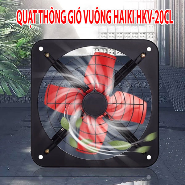 Quạt thông gió vuông Haiki HKV - 20CL