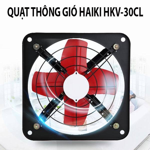 Quạt thông gió vuông Haiki HKV - 30CL